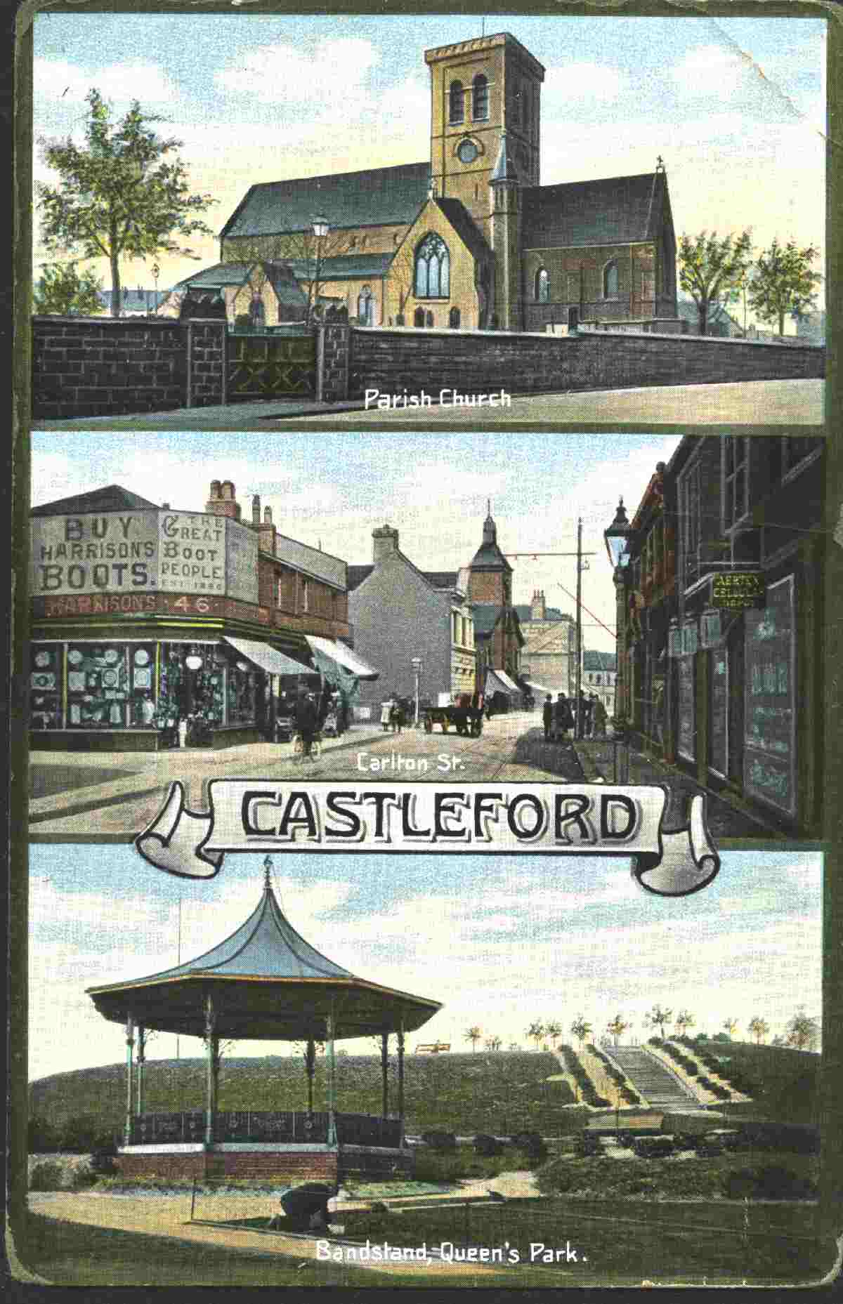 Castleford Postcard - 1913